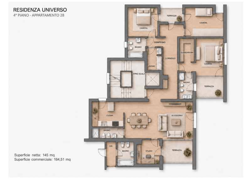 Esclusivo appartamento nel cuore di Lugano (20)