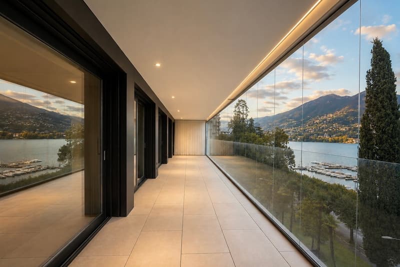 Esclusivo appartamento con vista lago a Lugano (2)
