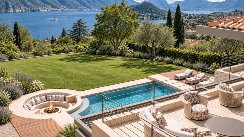 Villa Contemporanea con piscina e vista sul Lago di Como (3)