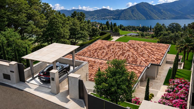 Villa Contemporanea con piscina e vista sul Lago di Como (6)