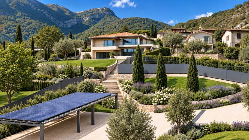 Villa Contemporanea con piscina e vista sul Lago di Como (7)