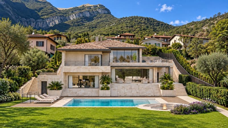 Villa Contemporanea con piscina e vista sul Lago di Como (2)