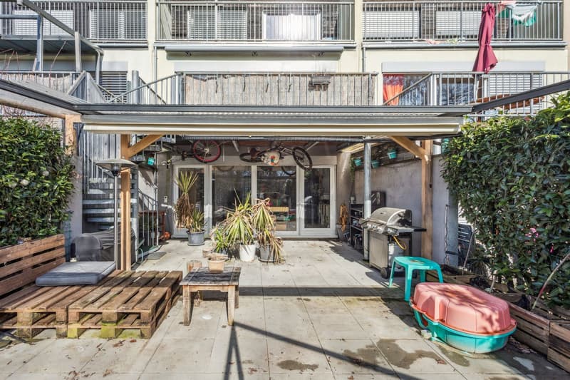 Terrasse couverte