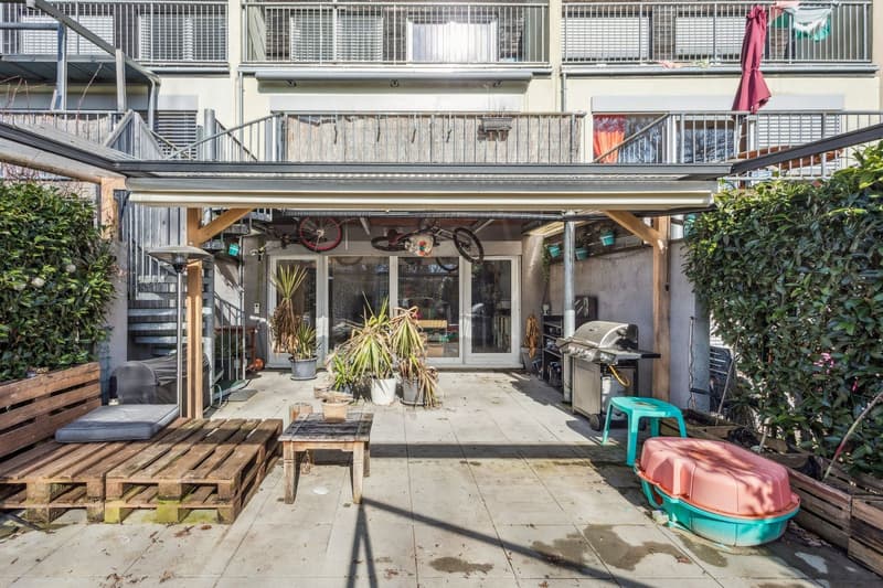 Terrasse couverte