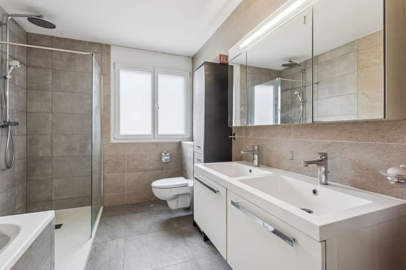 Salle d'eau mixte