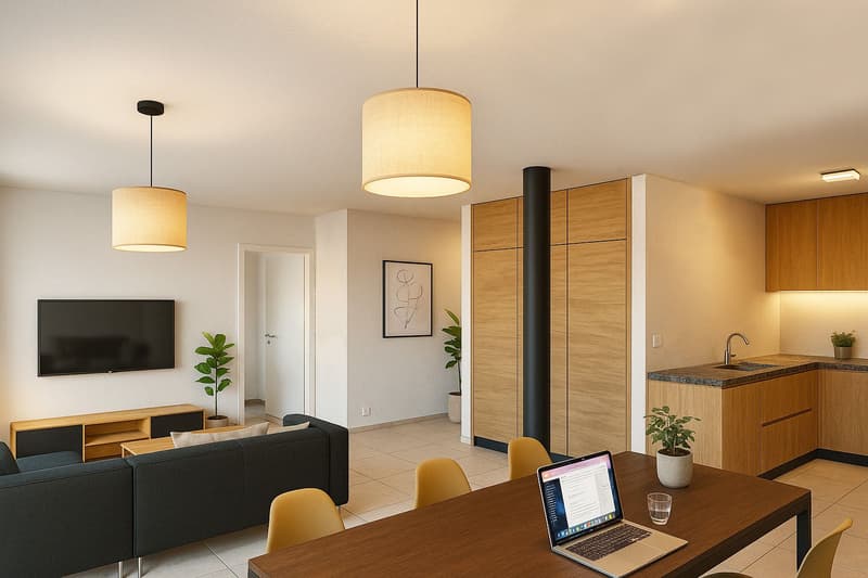 Apartment with 2.5 rooms to renovate (3)