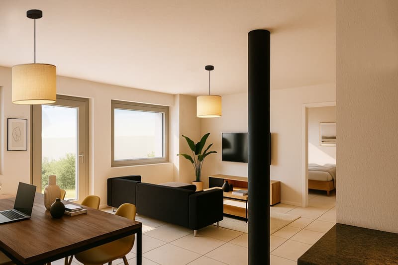 Apartment with 2.5 rooms to renovate (4)