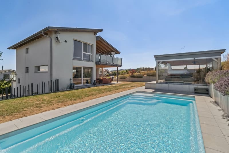 Elegant individual villa with 6.5 rooms, swimming pool and jacuzzi (1)