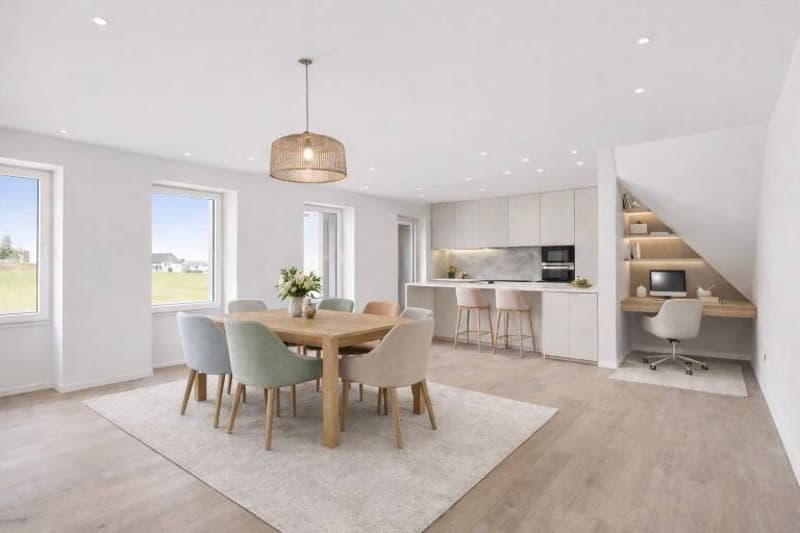 Opportunité: 2 villas jumelées + grange, aux portes d'Estavayer (4)