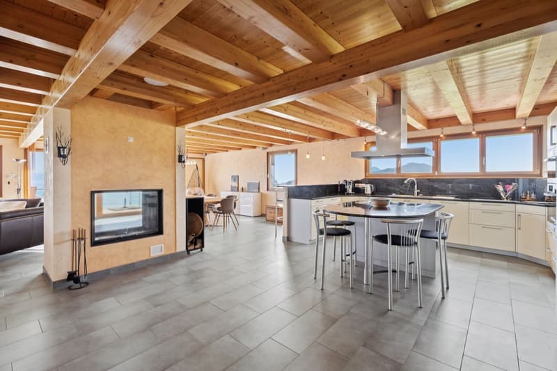 Chalet in Holzkonstruktion mit atemberaubendem Panoramablick (5)