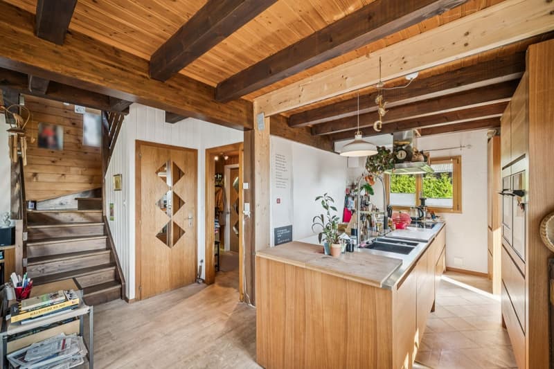 Welcoming chalet with a panoramic view of the plain and the Alps (5)