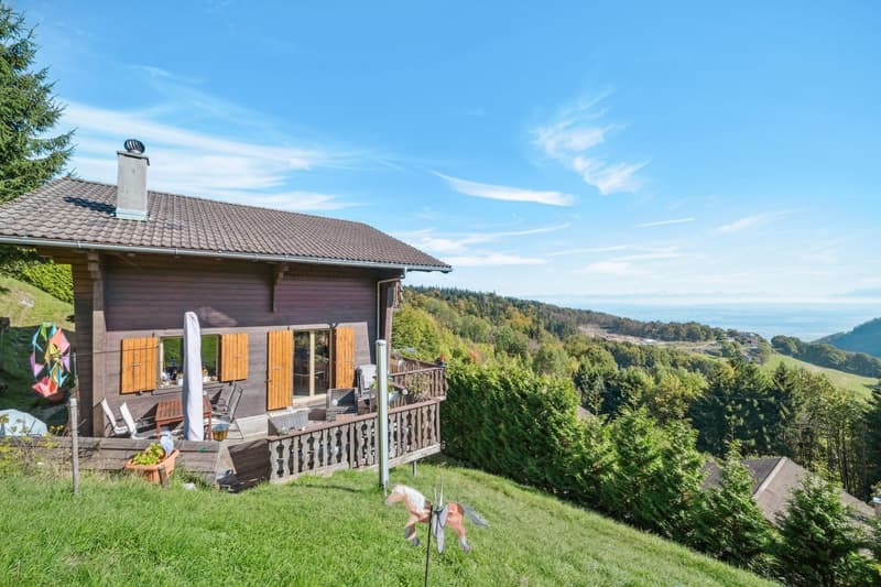Welcoming chalet with a panoramic view of the plain and the Alps (10)