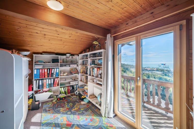 Welcoming chalet with a panoramic view of the plain and the Alps (12)