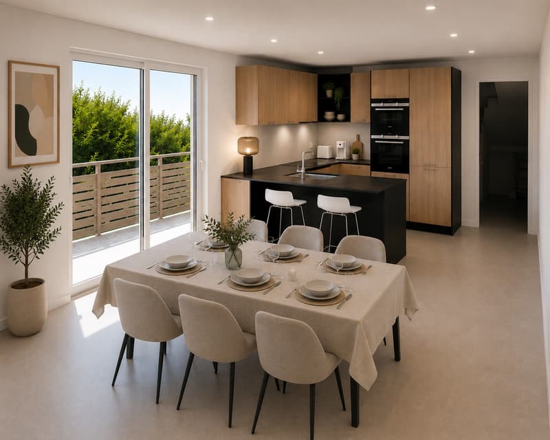 Appartement MINERGIE de 3.5 pièces au 1er étage avec balcon (lot 3) / (4)