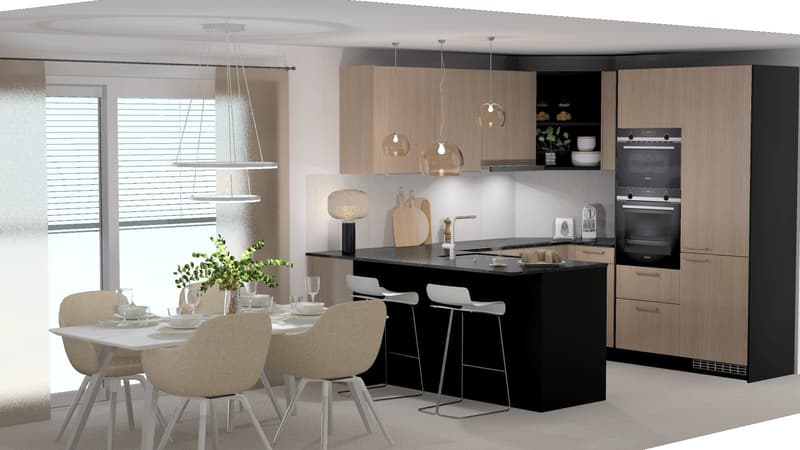 Appartement MINERGIE de 3.5 pièces au 1er étage avec balcon (lot 3) / (7)