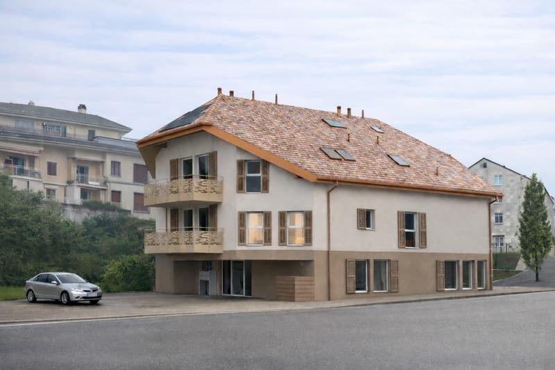 Appartement MINERGIE de 3.5 pièces au 1er étage avec balcon (lot 3) / (1)