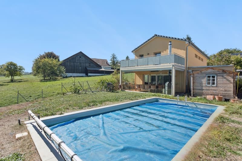 Villa individuelle contemporaine 5.5pièces avec piscine à Carrouge VD (4)