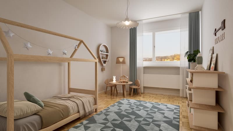 4.5 Zimmerwohnung in Oberwil - Urban wohnen, natürlich leben (7)