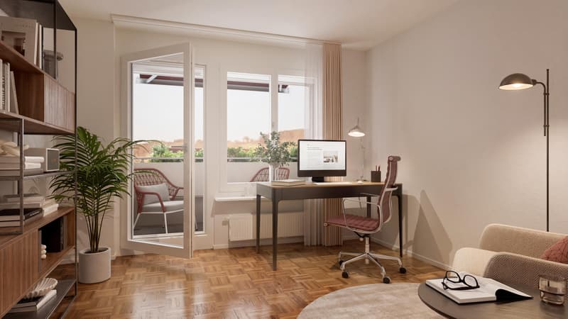 3.5 Zimmerwohnung in Oberwil - Urban wohnen, natürlich leben (6)