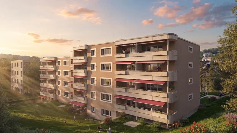 3.5 Zimmerwohnung in Oberwil - Urban wohnen, natürlich leben (8)