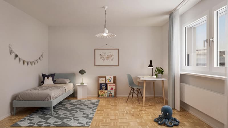 4.5 Zimmerwohnung in Oberwil - Urban wohnen, natürlich leben (7)