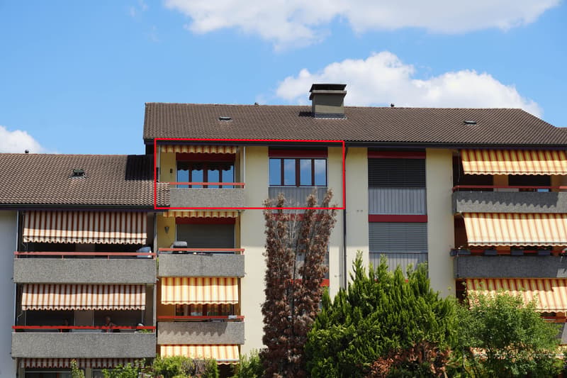 Zentral wohnen in Wohlen: Helle 3½-Zimmer-Wohnung mit Balkon (1)