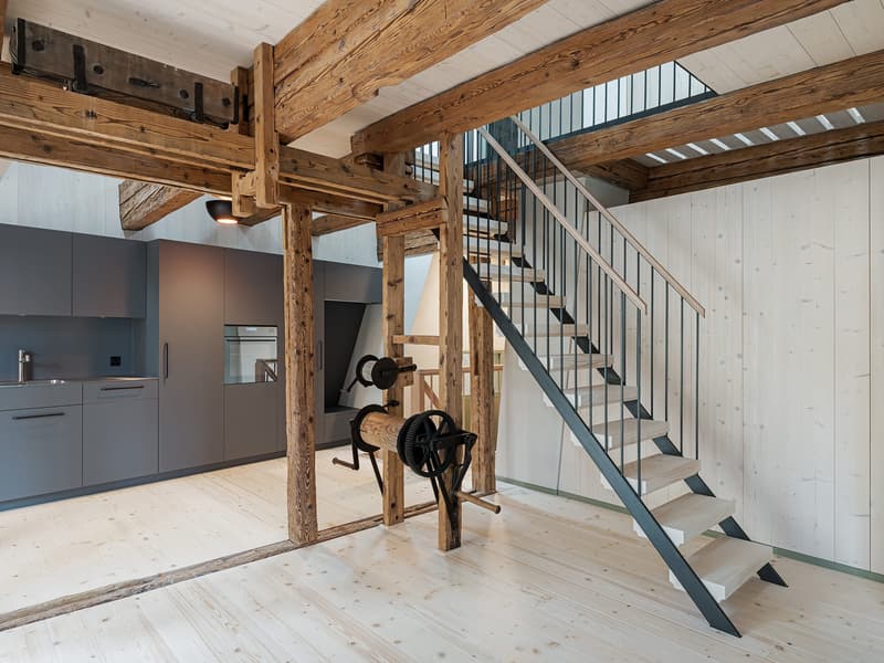 3.5-Zimmer-Maisonette mit Loggia in Bremgarten (8)