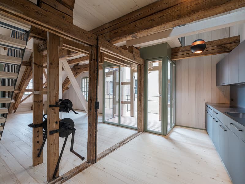 3.5-Zimmer-Maisonette mit Loggia in Bremgarten (3)
