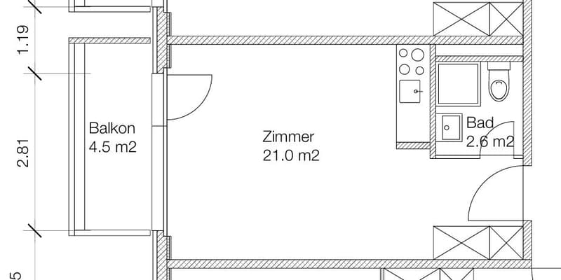 1-Zimmerwohnung in Liebefeld (3)