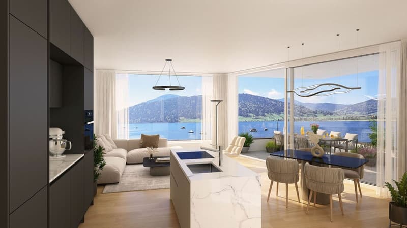 Neubau: 4.5-Zimmer Wohnung mit einmaliger Seesicht (2)