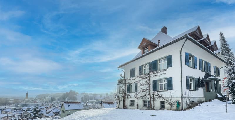 herrschaftliche Villa in Flawil mit Baulandreserve (1)