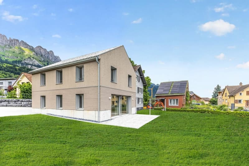 Freistehendes Neubau-Einfamilienhaus in Gams - 4.5 Zimmer Wohngenuss für die ganze Familie (2)