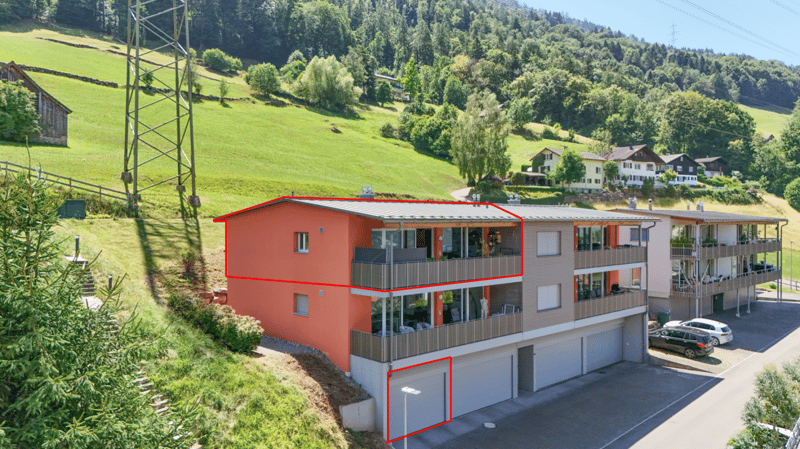Habiter au-dessus du lac de Walensee - Appartement mansardé de 3½ pièces ensoleillé avec vue panoramique (15)