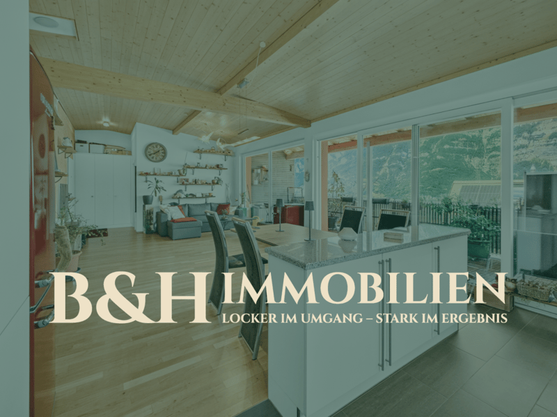 Habiter au-dessus du lac de Walensee - Appartement mansardé de 3½ pièces ensoleillé avec vue panoramique (1)