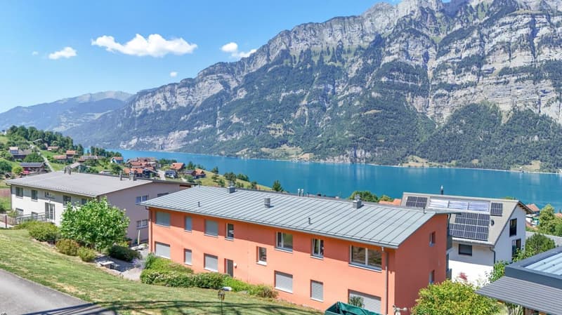 Habiter au-dessus du lac de Walensee - Appartement mansardé de 3½ pièces ensoleillé avec vue panoramique (16)