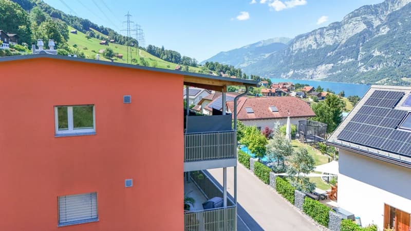 Habiter au-dessus du lac de Walensee - Appartement mansardé de 3½ pièces ensoleillé avec vue panoramique (17)