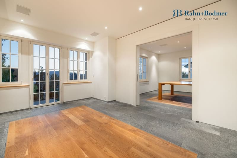 Exclusive single-family house on Zürichberg with privacy, far-reaching views, and separate annex. (6)