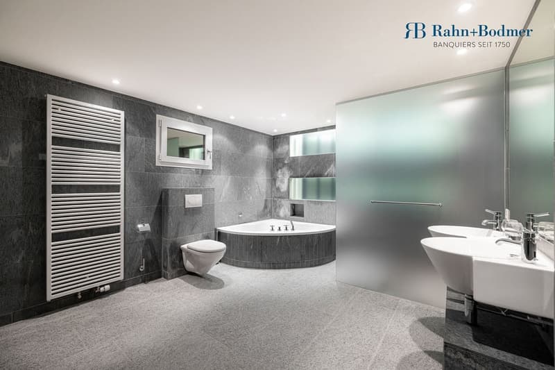 Exclusive single-family house on Zürichberg with privacy, far-reaching views, and separate annex. (13)