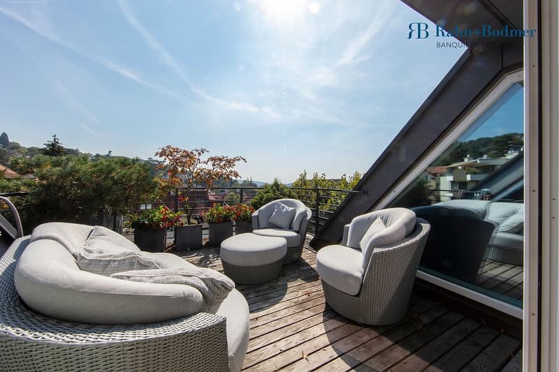 Spacious maisonette apartment with roof terrace in exclusive Zürichberg location (3)