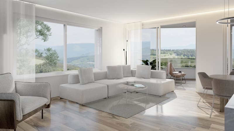 Modern living with sunny balcony in Oftringen (5)