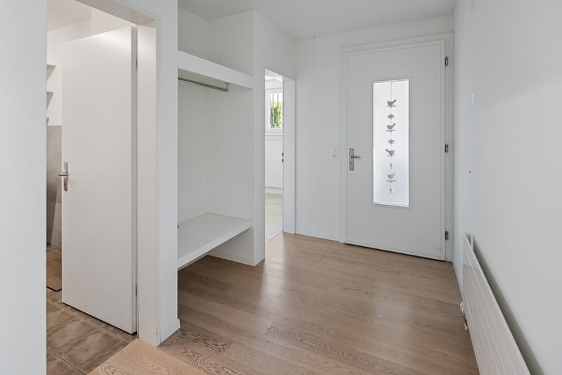 Garderobe im Eingangsbereich