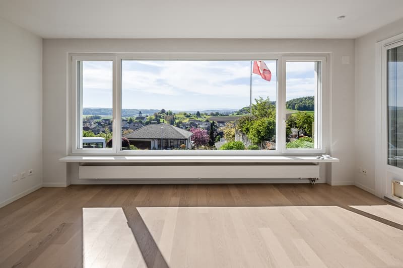 Wohnzimmer mit Aussicht