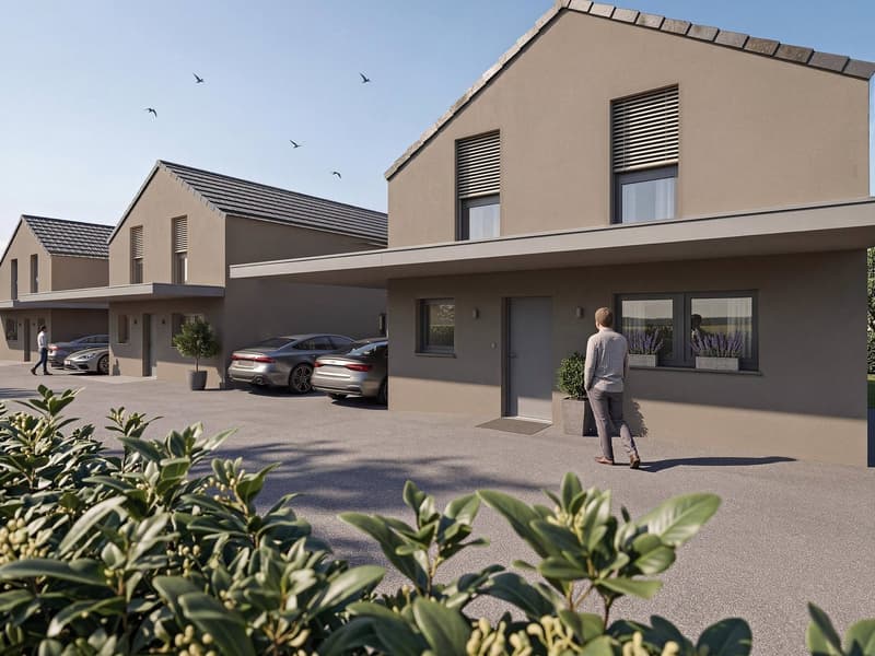 Nuovo progetto di 3 ville contemporanee in un quartiere residenziale ricercato (2)