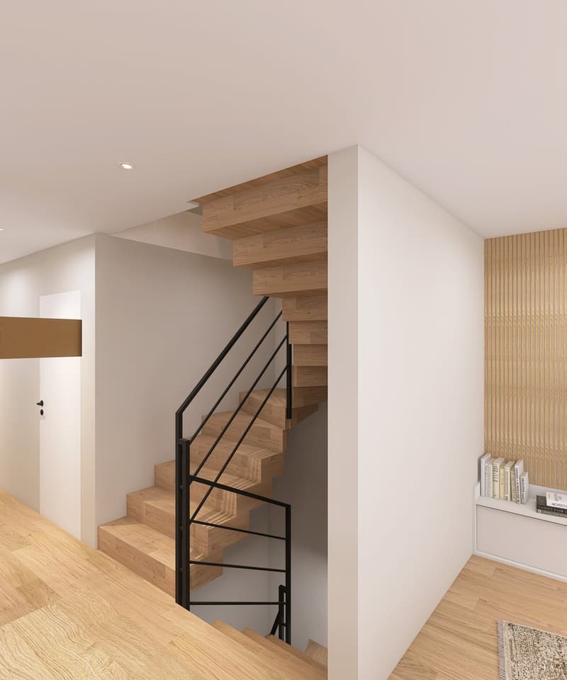Nuovo progetto di 3 ville contemporanee in un quartiere residenziale ricercato (22)