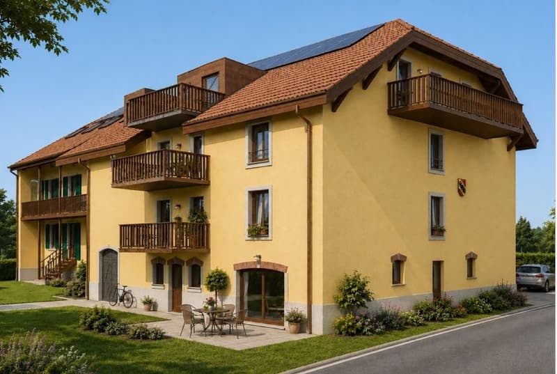 Une ferme de caractère, 11 appartements à découvrir (1)