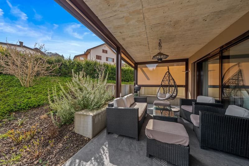 4.5-room garden apartment with 50 m² terrace in Gränichen for sale (4)