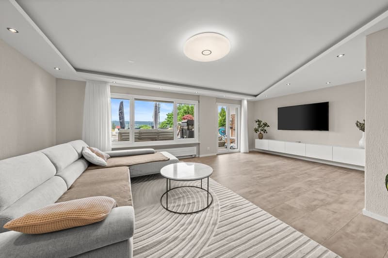 Bellach: 5.5-room terrace house, 200 m² terrace, renovated (4)