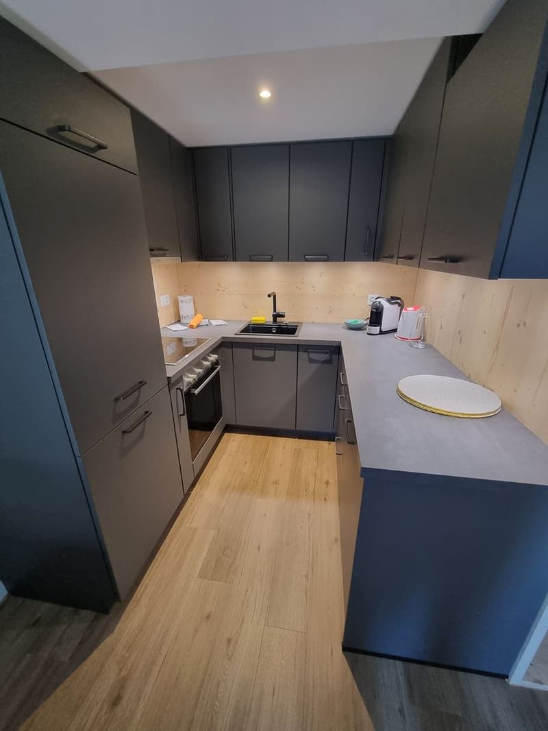 Appartement de deux pièces moderne complètement rénové dans le noyau de Cabbio (2)