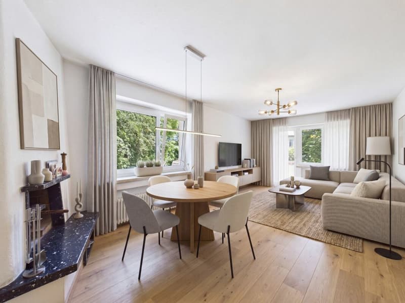 Gemütliche 4.5 Zimmer Wohnung im EG (2)