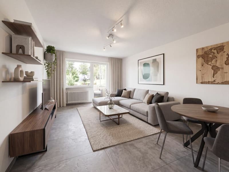 Gepflegte 3.5 Zimmer Wohnung im 1.OG (2)